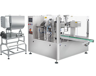 Rotary Liquid Pouch Filling And Sealing Machine